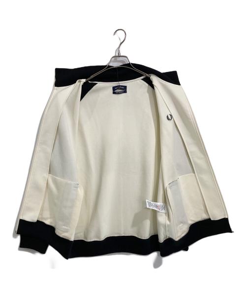 FRED PERRY（フレッドペリー）FRED PERRY (フレッドペリー) BEAMS (ビームス) 別注Track Jacket ブラック×ホワイト サイズ:XL 未使用品の古着・服飾アイテム