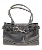 COACHコーチ）の古着「ハンドバッグ」｜ブラック