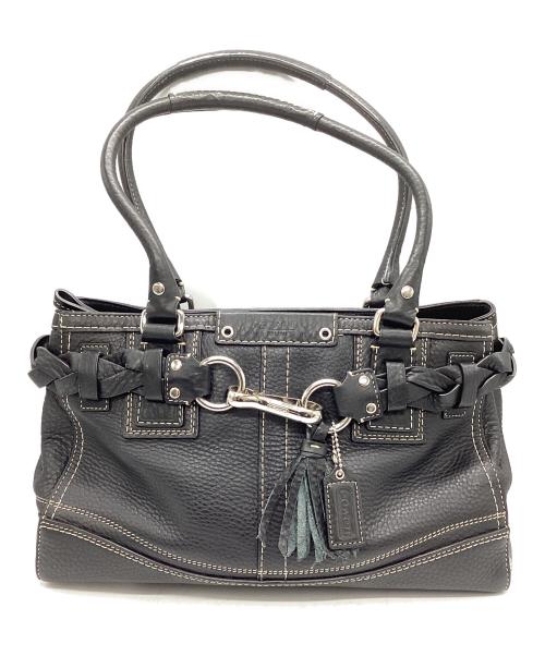 COACH（コーチ）COACH (コーチ) ハンドバッグ ブラックの古着・服飾アイテム