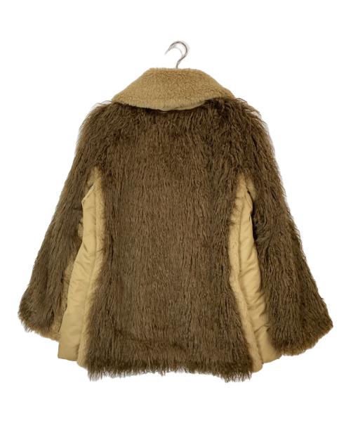 DIESEL（ディーゼル）DIESEL (ディーゼル) フェイクファージャケット ブラウン サイズ:Ⅿの古着・服飾アイテム