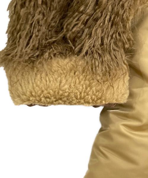 DIESEL（ディーゼル）DIESEL (ディーゼル) フェイクファージャケット ブラウン サイズ:Ⅿの古着・服飾アイテム