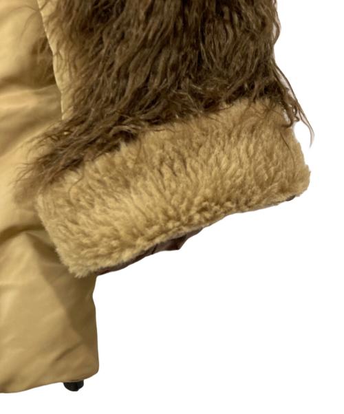 DIESEL（ディーゼル）DIESEL (ディーゼル) フェイクファージャケット ブラウン サイズ:Ⅿの古着・服飾アイテム