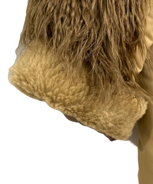 DIESEL（ディーゼル）DIESEL (ディーゼル) フェイクファージャケット ブラウン サイズ:Ⅿの古着・服飾アイテム