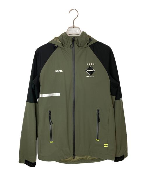 F.C.R.B.（エフシーレアルブリストル）F.C.R.B. (エフシーレアルブリストル) ウォームアップジャケット オリーブ サイズ:Sの古着・服飾アイテム