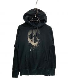 Hysteric Glamour（ヒステリックグラマー）の古着「SKULL BERRY プリント パーカー」｜ブラック
