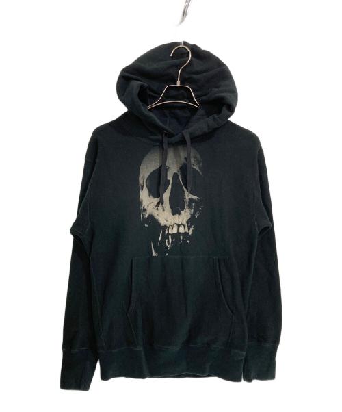 Hysteric Glamour（ヒステリックグラマー）Hysteric Glamour (ヒステリックグラマー) SKULL BERRY プリント パーカー ブラック サイズ:Sの古着・服飾アイテム