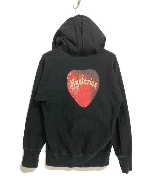 Hysteric Glamour（ヒステリックグラマー）Hysteric Glamour (ヒステリックグラマー) SKULL BERRY プリント パーカー ブラック サイズ:Sの古着・服飾アイテム