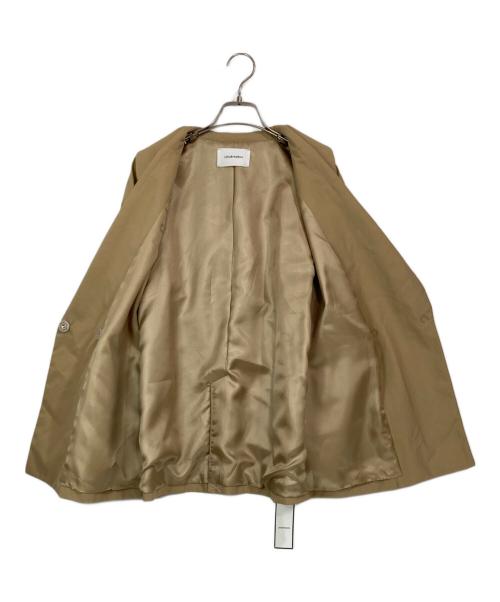 Lourmarin（ルールマラン）Lourmarin (ルールマラン) ダブルジャケット ベージュ サイズ:- 未使用品の古着・服飾アイテム