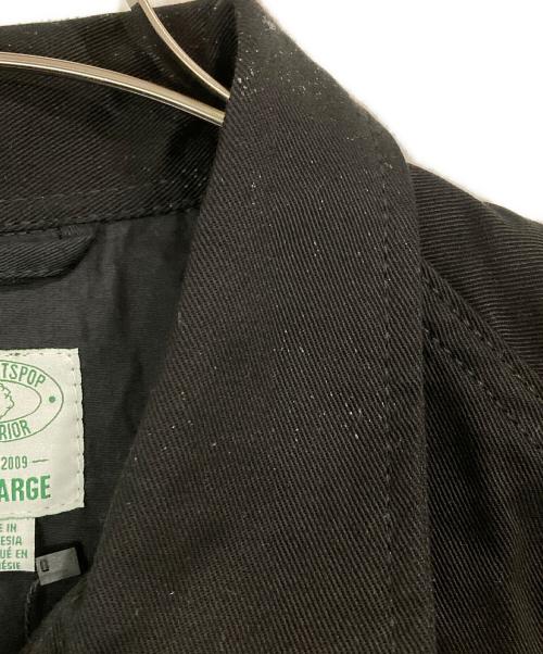 POTMEETSPOP（ポットミーツポップ）POTMEETSPOP (ポットミーツポップ) シャツジャケット ブラック サイズ:XXLの古着・服飾アイテム