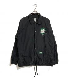 POTMEETSPOP×Cypress Hill（ポットミーツポップ×サイプレスヒル）の古着「SKULL&COMPASS WINDBREAKER」｜ブラック
