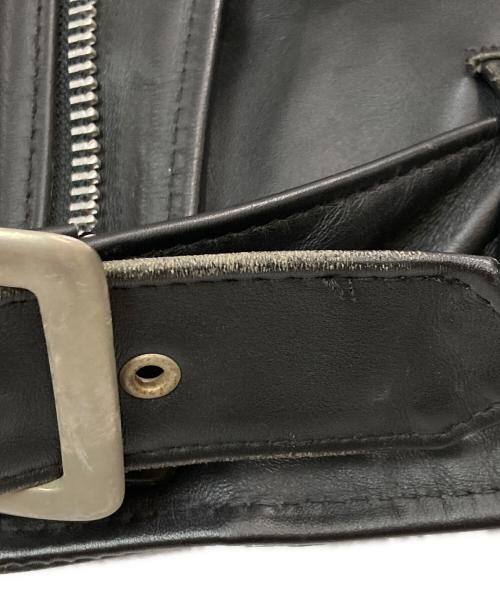 Schott（ショット）Schott (ショット) ダブルライダースジャケット ブラック サイズ:38の古着・服飾アイテム