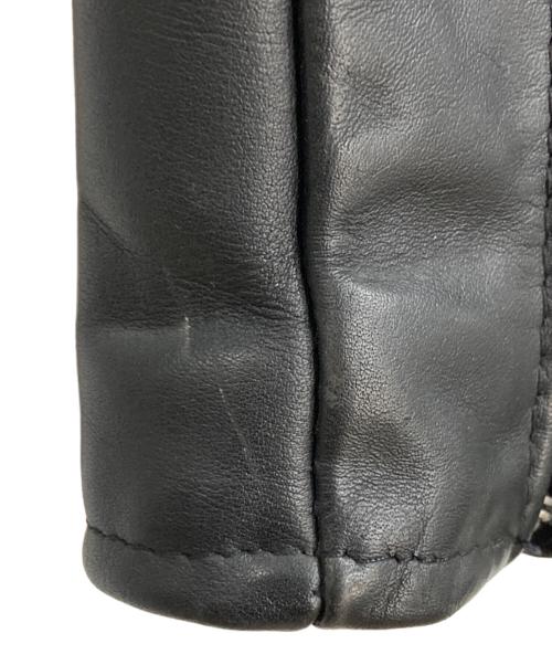 Schott（ショット）Schott (ショット) ダブルライダースジャケット ブラック サイズ:38の古着・服飾アイテム