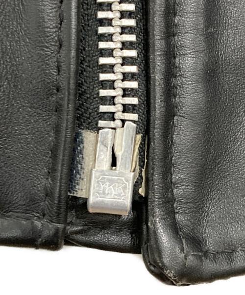 Schott（ショット）Schott (ショット) ダブルライダースジャケット ブラック サイズ:38の古着・服飾アイテム