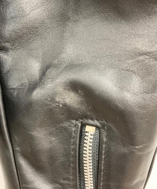 Schott（ショット）Schott (ショット) ダブルライダースジャケット ブラック サイズ:38の古着・服飾アイテム