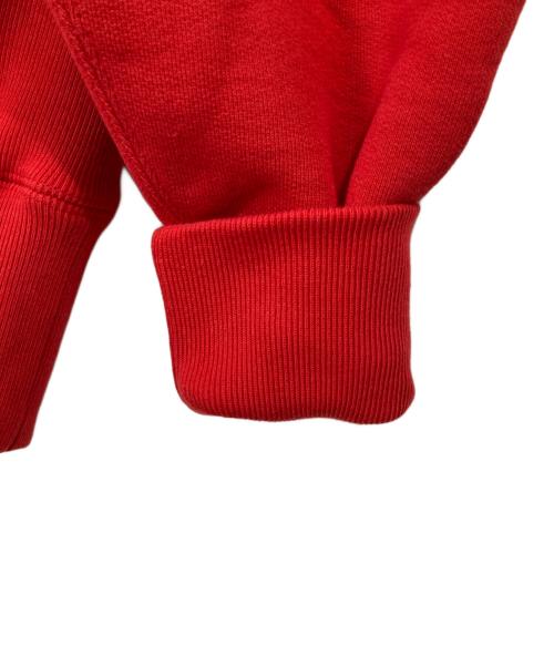 Champion REVERSE WEAVE（チャンピオン リバース ウィーブ）Champion REVERSE WEAVE (チャンピオン リバース ウィーブ) COLLEGE GR フーデッドスウェットシャツ レッド サイズ:XLの古着・服飾アイテム