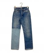 INSCRIREアンスクリア）の古着「Straight Layered Denim」｜インディゴ
