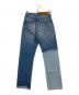 INSCRIRE (アンスクリア) Straight Layered Denim インディゴ サイズ:28：11000円
