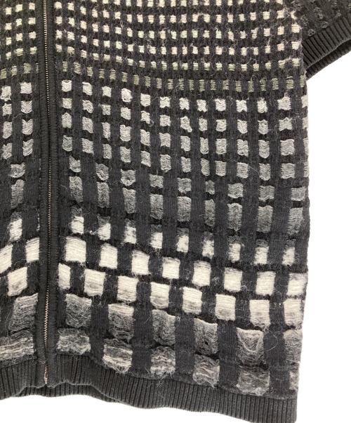 SUPREME（シュプリーム）Supreme (シュプリーム) Gradient Grid Zip Up Polo ブラック サイズ:Sの古着・服飾アイテム