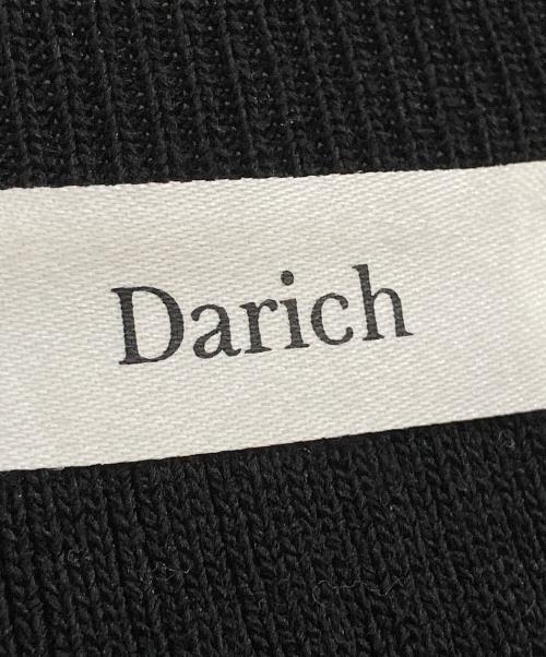 darich（ダーリッチ）Darich (ダーリッチ) フロントオープンリブニットトップス ブラック サイズ:FREEの古着・服飾アイテム