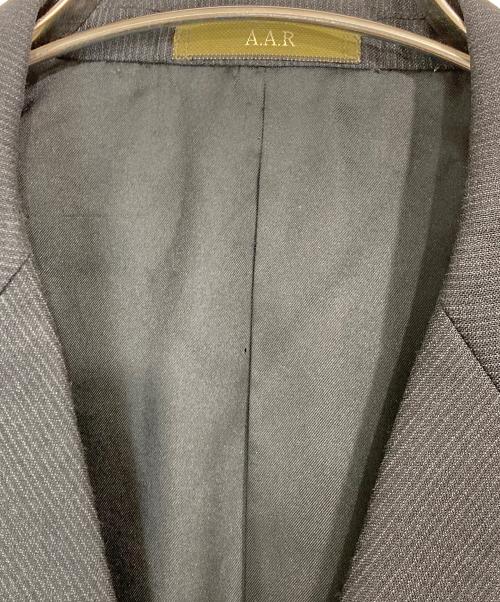 A.A.R yohji yamamoto（アール ヨウジヤマモト）A.A.R YOHJI YAMAMOTO (アール ヨウジヤマモト) 3Bセットアップスーツ ブラック サイズ:ASの古着・服飾アイテム