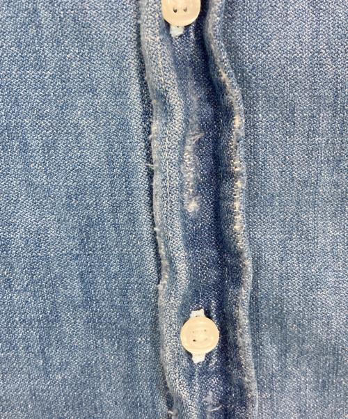 Frank&Eileen（フランクアンドアイリーン）Frank&Eileen (フランクアンドアイリーン) ストーンウォッシュインディゴデニムシャツ インディゴ サイズ:XSの古着・服飾アイテム