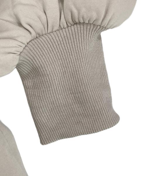 darich（ダーリッチ）darich (ダーリッチ) バックリボンパールグラフィックスウェットプルオーバー グレー サイズ:FREEの古着・服飾アイテム