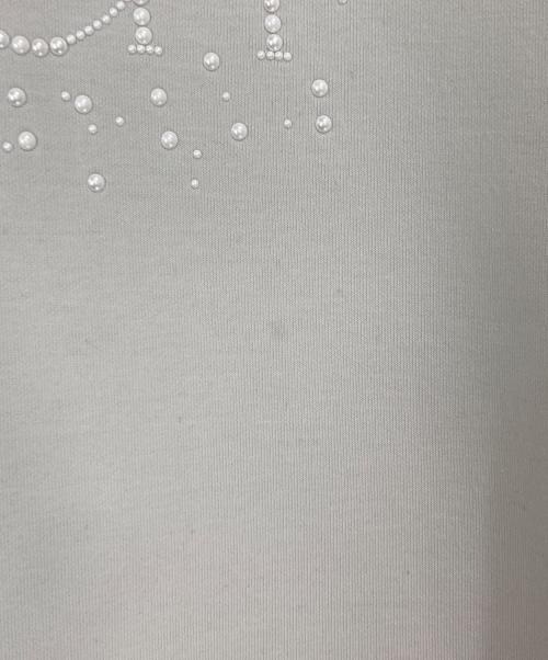 darich（ダーリッチ）darich (ダーリッチ) バックリボンパールグラフィックスウェットプルオーバー グレー サイズ:FREEの古着・服飾アイテム