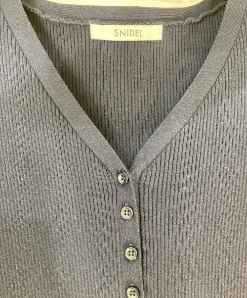 Snidel（スナイデル）Snidel (スナイデル) Susスカーフブラウスドッキングプルオーバー ネイビー サイズ:FREEの古着・服飾アイテム