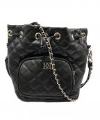 darichダーリッチ）の古着「DDロゴキルティング2wayバッグ」｜ブラック