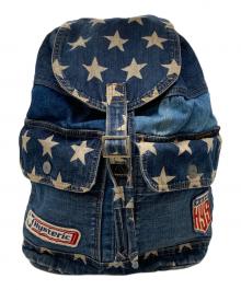 Hysteric Glamour（ヒステリックグラマー）の古着「90-00’ｓ星型デニムワッペンミニリュック」｜インディゴ