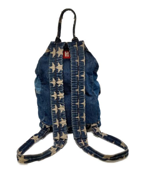 Hysteric Glamour（ヒステリックグラマー）Hysteric Glamour (ヒステリックグラマー) 90-00’ｓ星型デニムワッペンミニリュック インディゴの古着・服飾アイテム