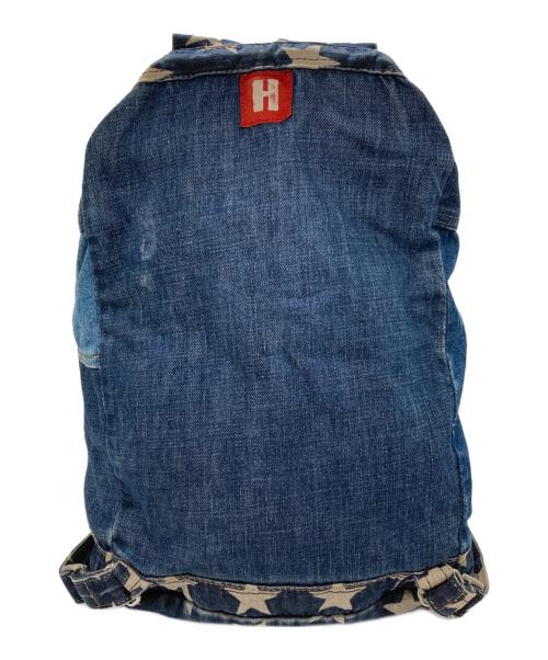 Hysteric Glamour（ヒステリックグラマー）Hysteric Glamour (ヒステリックグラマー) 90-00’ｓ星型デニムワッペンミニリュック インディゴの古着・服飾アイテム