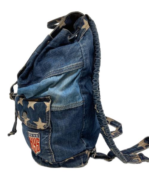 Hysteric Glamour（ヒステリックグラマー）Hysteric Glamour (ヒステリックグラマー) 90-00’ｓ星型デニムワッペンミニリュック インディゴの古着・服飾アイテム