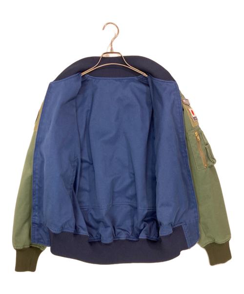 JASDF（ジェーエーエスディーエフ）JASDF (ジェーエーエスディーエフ) フライトジャンパー カーキ サイズ:2の古着・服飾アイテム