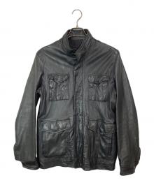 LUVA TRAM（ルーバトラム）の古着「ラムレザージャケット」｜ブラック