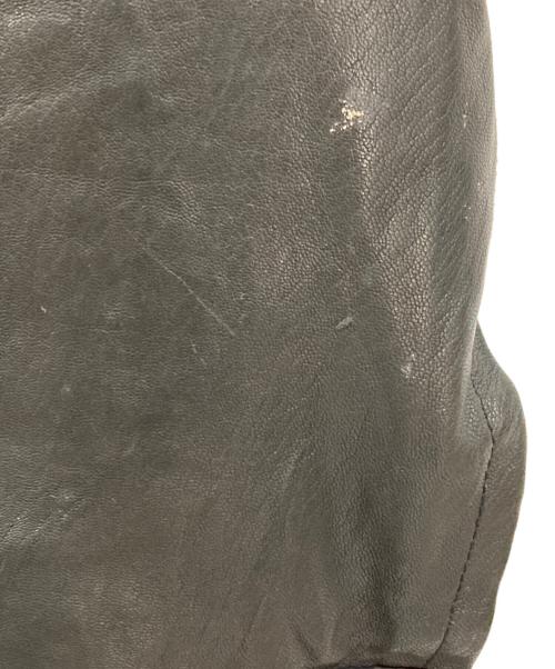 LUVA TRAM（ルーバトラム）LUVA TRAM (ルーバトラム) ラムレザージャケット ブラック サイズ:48の古着・服飾アイテム