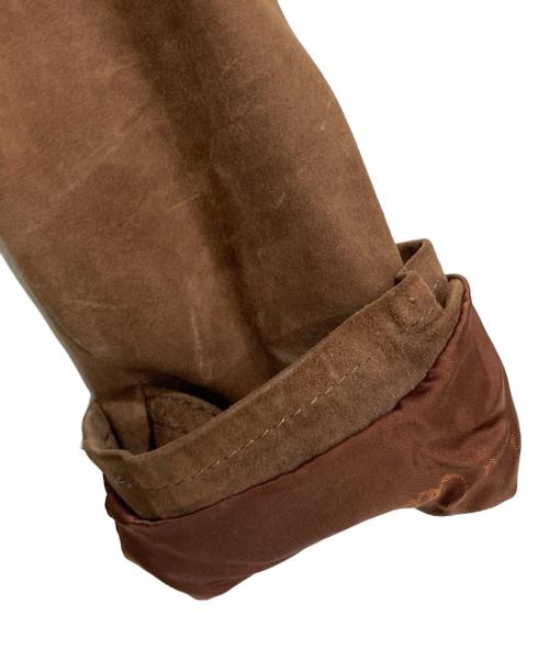 pierre cardin（ピエール・カルダン）pierre cardin (ピエール・カルダン) レザートレンチコート ブラウン サイズ:LLの古着・服飾アイテム