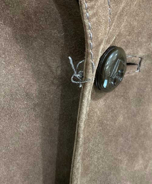 pierre cardin（ピエール・カルダン）pierre cardin (ピエール・カルダン) レザートレンチコート ブラウン サイズ:LLの古着・服飾アイテム