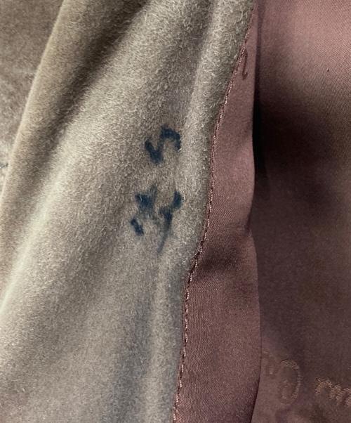 pierre cardin（ピエール・カルダン）pierre cardin (ピエール・カルダン) レザートレンチコート ブラウン サイズ:LLの古着・服飾アイテム