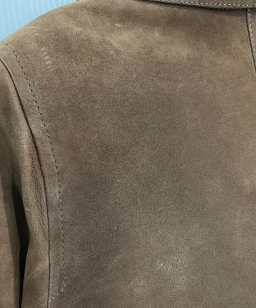 pierre cardin（ピエール・カルダン）pierre cardin (ピエール・カルダン) レザートレンチコート ブラウン サイズ:LLの古着・服飾アイテム