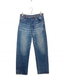 A BATHING APE（ア ベイシング エイプ）の古着「バックペイントデニムパンツ」｜インディゴ