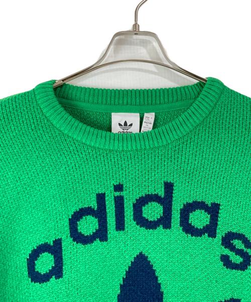 adidas（アディダス）adidas (アディダス) 70s クルーネックセーター グリーン サイズ:2XLの古着・服飾アイテム