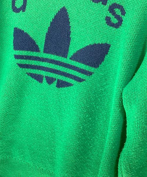 adidas（アディダス）adidas (アディダス) 70s クルーネックセーター グリーン サイズ:2XLの古着・服飾アイテム
