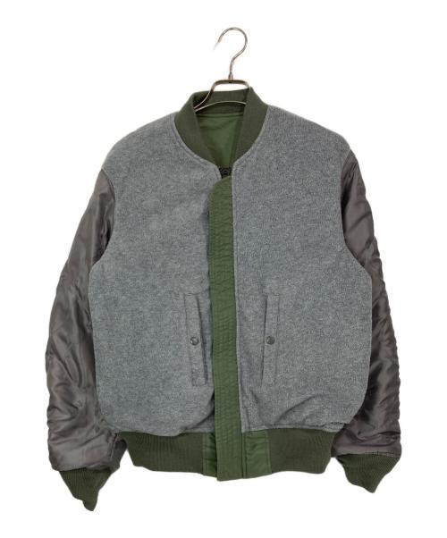 AVIREX（アヴィレックス）AVIREX (アヴィレックス) GDC (ジーディーシー) コラボMA-1フライトジャケット グリーン サイズ:Lの古着・服飾アイテム