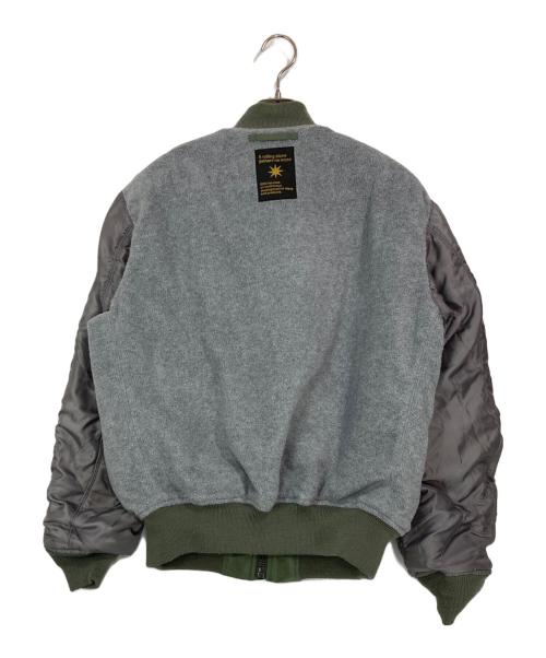 AVIREX（アヴィレックス）AVIREX (アヴィレックス) GDC (ジーディーシー) コラボMA-1フライトジャケット グリーン サイズ:Lの古着・服飾アイテム