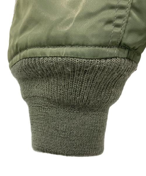 AVIREX（アヴィレックス）AVIREX (アヴィレックス) GDC (ジーディーシー) コラボMA-1フライトジャケット グリーン サイズ:Lの古着・服飾アイテム