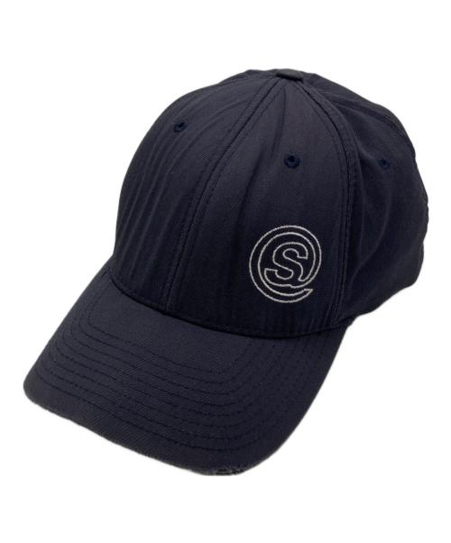 stussy（ステューシー）stussy (ステューシー) 6パネルロゴキャップ ネイビー サイズ:L-XLの古着・服飾アイテム