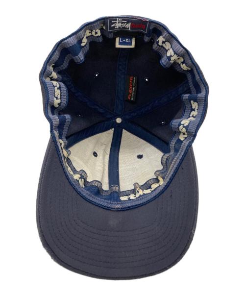 stussy（ステューシー）stussy (ステューシー) 6パネルロゴキャップ ネイビー サイズ:L-XLの古着・服飾アイテム