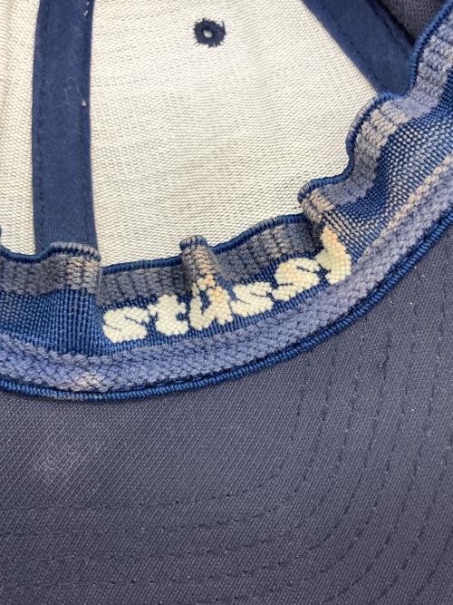 stussy（ステューシー）stussy (ステューシー) 6パネルロゴキャップ ネイビー サイズ:L-XLの古着・服飾アイテム