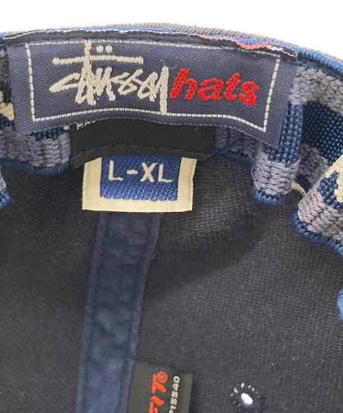 stussy（ステューシー）stussy (ステューシー) 6パネルロゴキャップ ネイビー サイズ:L-XLの古着・服飾アイテム